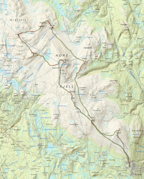 Norefjell_route